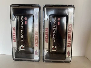 2 nuevos marcos de matrícula de metal Arkansas Razorbacks - envío gratuito - Imagen 1 de 2
