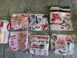 Lot of 5 Assorted COIN Purses with KEYCHAIN in Packages - Picture 1 of 6