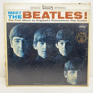 Meet The Beatles LP Capitol Records 1969-1971 Green Target Label ST 2047 - Picture 1 of 5