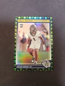 2024 Score Football Caelen Carson RC Extraterrestrial Alien SSP Rookie Cowboys - Picture 1 of 2