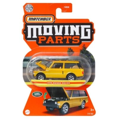 1975 Range Rover Yellow Matchbox Moving Parts 2022 MB1332 1/64 Toy Car HFM55 - Image 1 of 4