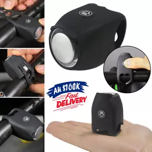 MTB Cycling Bike Rings Electric Waterproof Bicycle Horn 120db Handlebar Ring - Picture 1 of 11