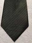 DKNY MENS TIE 3.75 X 60 DARK GRAY WITH SQUARED PATTERN