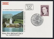 Österreich 1984 FDC, Ersttagsbrief, SStp." Dr. Ralph Benatzky " ANK 1813