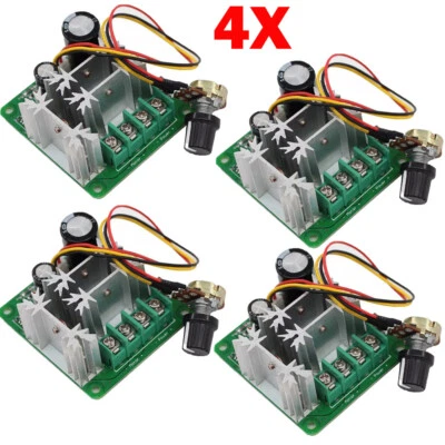 4X 15A 6V-90V Pulse Width Modulator For PWM Stepless DC Motor Speed Controllers - Image 1 of 4