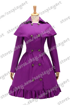 Dama Clásico Victoriano Gótico Doble Pecho Falso Dos Piezas Vestido de Noche Foto 1 de 4