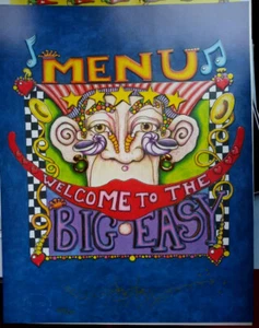 MENÜ Jamie Hayes ̈Welcome to the Big Easy ̈ Druck SIGNIERTE LITHOGRAPHIE New Orleans - Bild 1 von 3