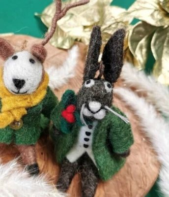 Felt So Good Handmade Needle Felt Decoration - Hector Hare
