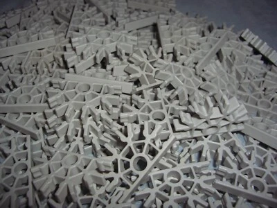100 conectores K'nex GRIS 5 posiciones ~ LOTE DE PIEZAS ESTÁNDAR RODILLO Foto 1 de 4