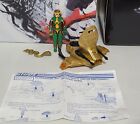 Serpentor Figure & Air Chariot G.I. Joe Near Complete with Instructions Hasbro