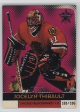 2000-01 Pacific Vanguard Holographic Purple /105 Jocelyn Thibault #23