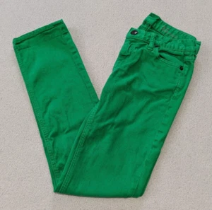 J. Crew Matchstick Slim Straight Jeans Stretchig Grün Damen Gr. 25 Regular - Bild 1 von 17