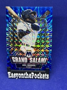 2022 Panini Mosaic #’d 43/99 Akil Baddoo Blue Prizm Grand Salami #GS-3 Tigers - Picture 1 of 2