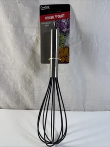 New Cooking Concepts Non-scratch Non-stick Cookware Mixing Silicone Whisk 11" - Picture 1 of 6