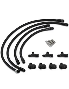 4AN Steam Vent Hose Kit For LS LSX LS1 LS2 LS6 LM7 Complete Coolant Crossover - Picture 1 of 7