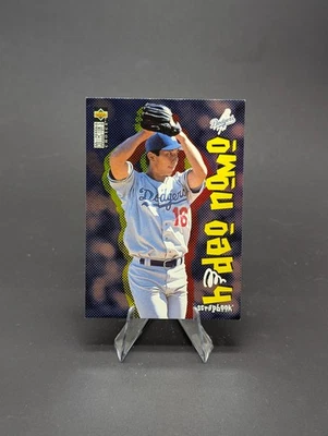 Tarjeta de aluminio 1996 Collectors Choice Hideo Nomo RC #4 Dodgers Foto 1 de 2