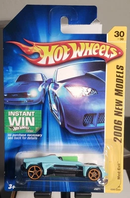 Hot Wheels 2006 First Editions #30 Light Blue & Orange Med-Evil - Image 1 of 2