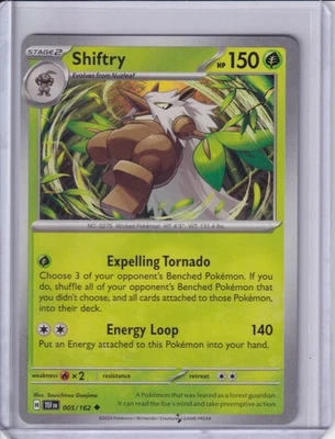 Pokemon TCG:Shiftry - Uncommon SV05: Temporal Forces 005/162 NM - Image 1 of 2