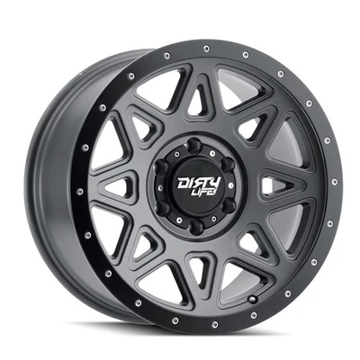 Dirty Life Wheels 9305 Theory 17x9 -12 Satin Gunmetal 6x139.7 6x5.5 (QTY 1) Foto 1 de 4