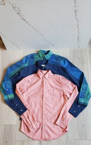 GAP Shirt Lot Men 6pc S Short Sleeve Print Poplin Oxford Lived-In Solid Tees - Picture 1 of 6