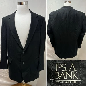 Jos. A. Bank Men's 50XL Black 100% Camel Hair 2-Button Blazer Jacket Sport Coat - Picture 1 of 6