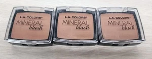L.A. COLORS Mineral Blush "Sunkissed" CMB861 0.15 Oz Lot Of 3 New Sealed - Picture 1 of 4