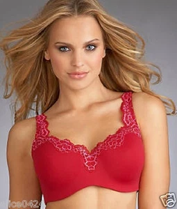  Le Mystère 34D Sweetheart Rot 965 Spitze Tisha Bügel BH Nahtlos Neu mit Etikett - Bild 1 von 7