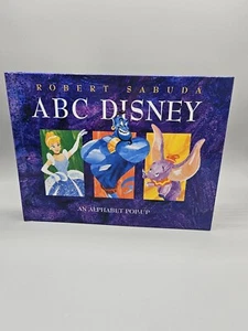 Disney ABC SIGNED Robert Sabuda 1998 First Edition HC Alphabet Pop-Up Classic - Foto 1 di 9