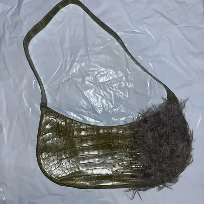 Nancy Gonzalez Green Crocodile  Bag - Image 1 of 4