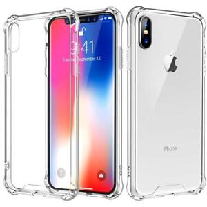 For iPhone 6 6S 7 Plus 8 Plus X XS MAX XR Case Clear Bumper Protective TPU Cover