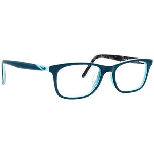 Nike Gafas Pequeñas 5547 304 Azul Gasolina Marco Cuadrado 48[]17 135 - Imagen 1 de 6