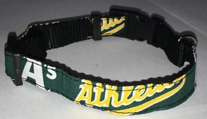Oakland A's COLLAR Baseball Fan Game Gear Team Pro MLB Apparel Shop Pet Cat Dog - Picture 1 of 2