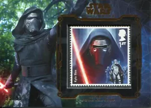 Star Wars Masterwork 2016 Bronze Royal Mail Stamp Card [99] Kylo Ren - Picture 1 of 1