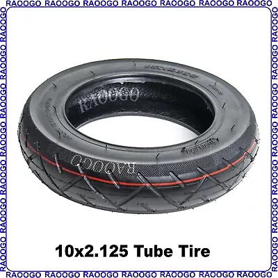 10x2.125  Tubeless Tire  fit 10x2  Thick Rubber for  Electric Scooter - Image 1 of 4
