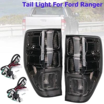 2x Smoked Rear Tail Light For Ford Ranger PX T6 T7 MK1 MK2 WildTrak XL 2011-2018 - Image 1 of 4
