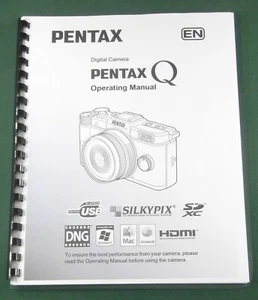 Pentax Q Operating Manual: 258 Pages & Protective Covers! - Picture 1 of 1