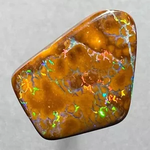 Deslumbrantes colores gema * ópalo de hombro de coroita sólido australiano natural de 6 quilates * video - Imagen 1 de 5