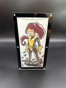 Marvel Magnetyczny szkic Broszura Etui na karty Gablota 3 panele Czarny - Zdjęcie 1 z 6
