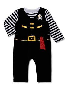 Pirate Halloween Coverall Outfit Crawler 0-3 Months Baby Costume Boys Girls