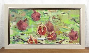 Pintura al óleo original, bodegón, granada, artista ucraniano - Imagen 1 de 12