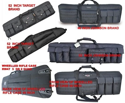 Explorer 3 Rifles Case, 52" 46" Soft Padded Long Carrying Backpack  YKK zipper - Image 1 of 4