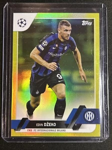 🔥Erin Dzeko 2023 Topps UEFA Neon Green SP #192 Internazionale Milano - Picture 1 of 3