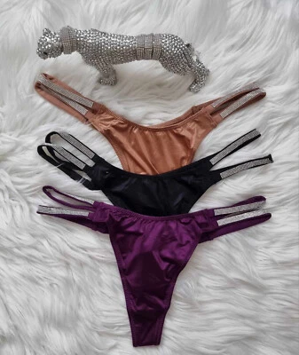 Victorias Secret * String * Double * Strass * Edel * Gr.  XS S M L XL XXL - Bild 1 von 4