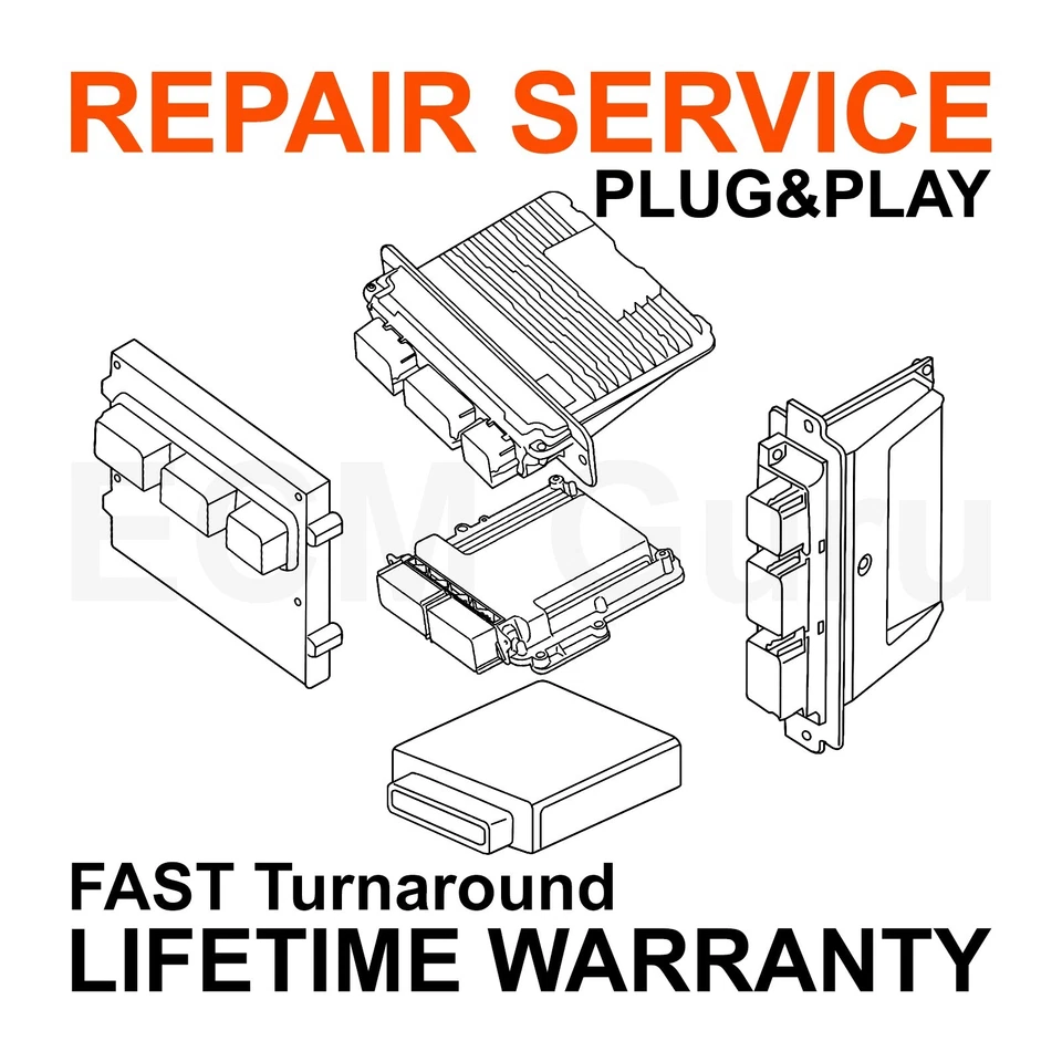 Ford Mail-in REPAIR SERVICE Engine Computer ECM PCM ECU FAST Foto 1 de 1