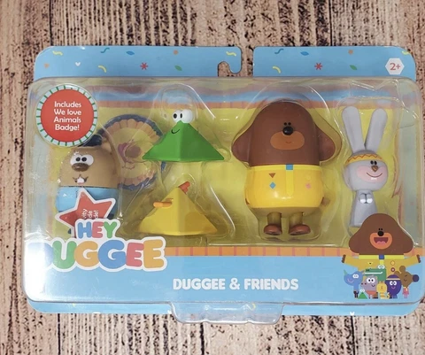 Hey Duggee & Friends We Love Animals Badge Action Figure 5-Pack Toys BBC Cover