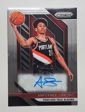 2018-19 Panini Prizm ANFERNEE SIMONS Rookie Signatures Auto RC #RSA-SM