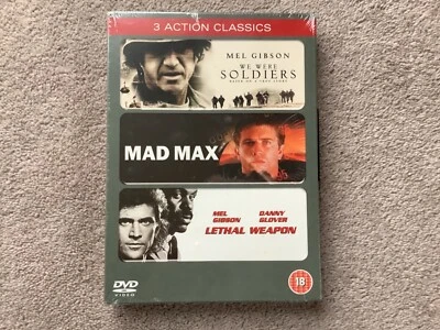 Lethal Weapon/Mad Max/We Were Soldiers Mel Gibson 2004 DVD NEW SEALED - Image 1 of 3