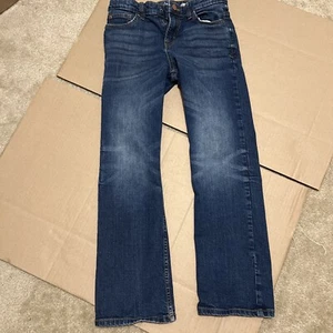 Cat And Jack Jeans Size 12 Boy's Adjustable Waist Boot Cut *Back To School* - Picture 1 of 9
