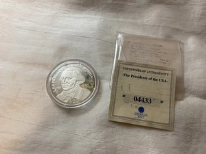 AMERICAN MINT ~ George Washington .999 Proof Silver Coin $20 Liberia - Picture 1 of 5