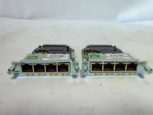 *Lot of 2* Cisco EHWIC-4ESG  4-Port Gigabit Enhanced High Interface Module Card - Picture 1 of 5